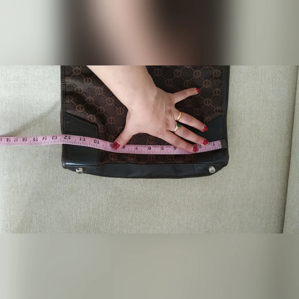 Double.M Milano Messanger Bag ( Canvas and leather mix) - Picture 13 of 17